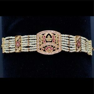 Multi strand Pearl Handmade Beaded Bracelet